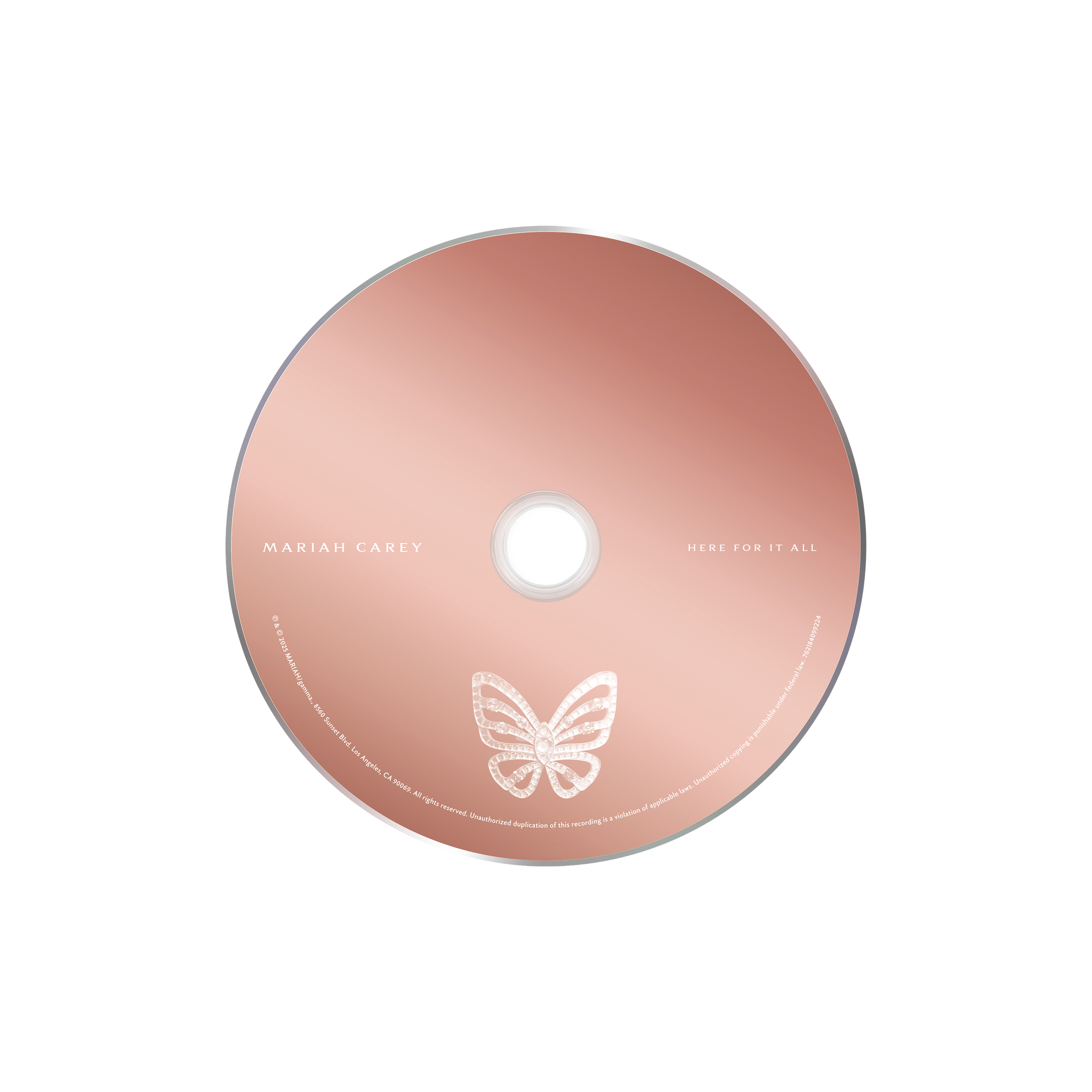 Mariah Carey サインCD Here for it all ハート付き Mariah Carey 国内